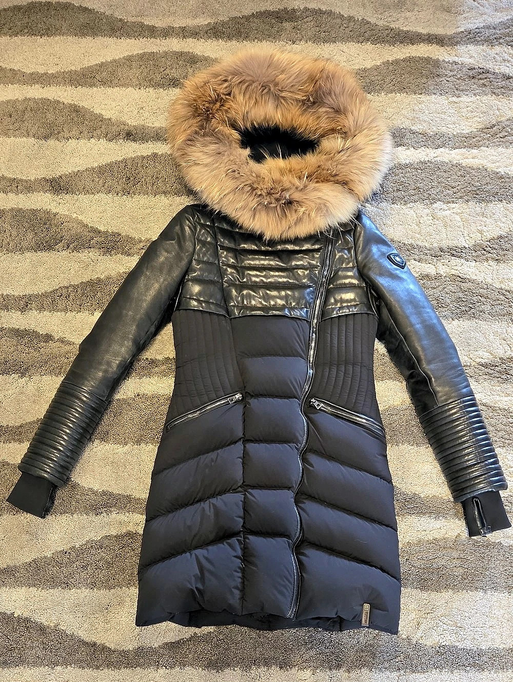 Mackage Kay Down Coat Black Hooded Puffer